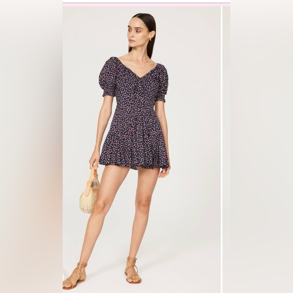 Polo Ralph Lauren Navy Floral Mini Dress